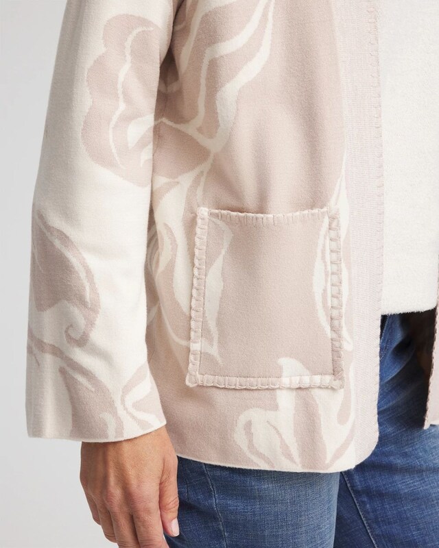 Abstract Bloom Cardigan - image 4